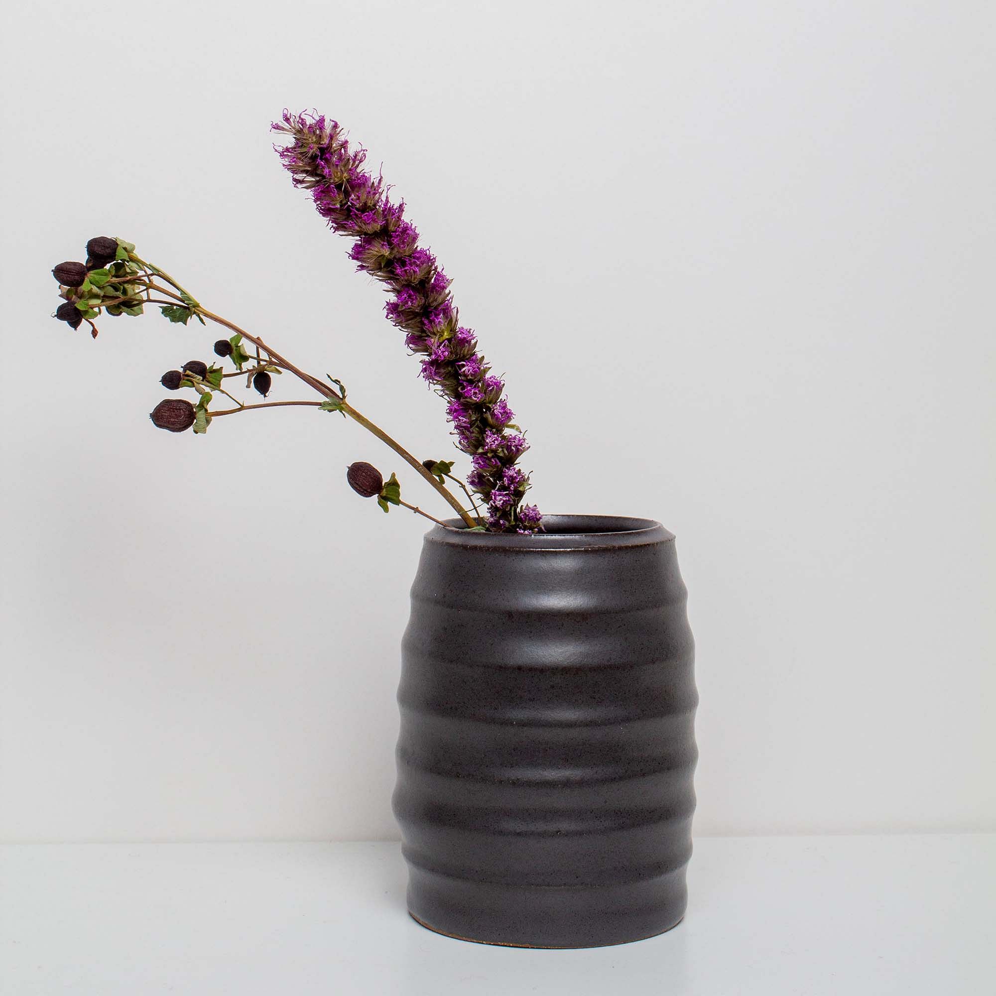 Keraclay Ribbed Vase | West Elm