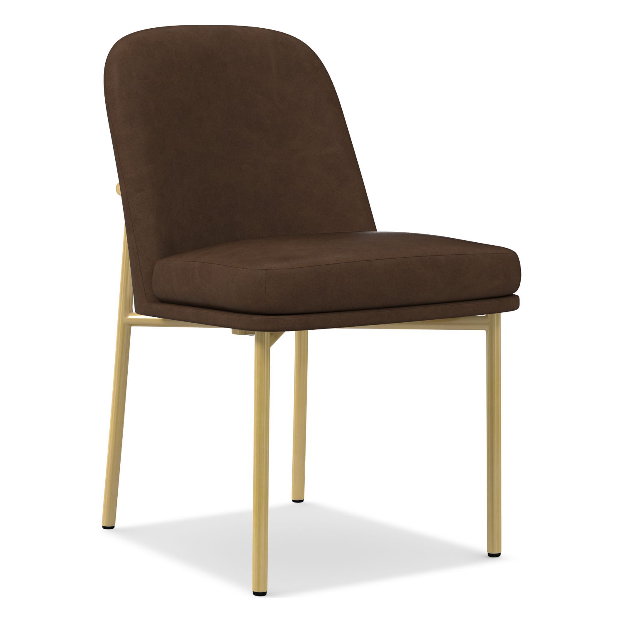 Jack Vegan Leather Metal Frame Dining Chair | West Elm