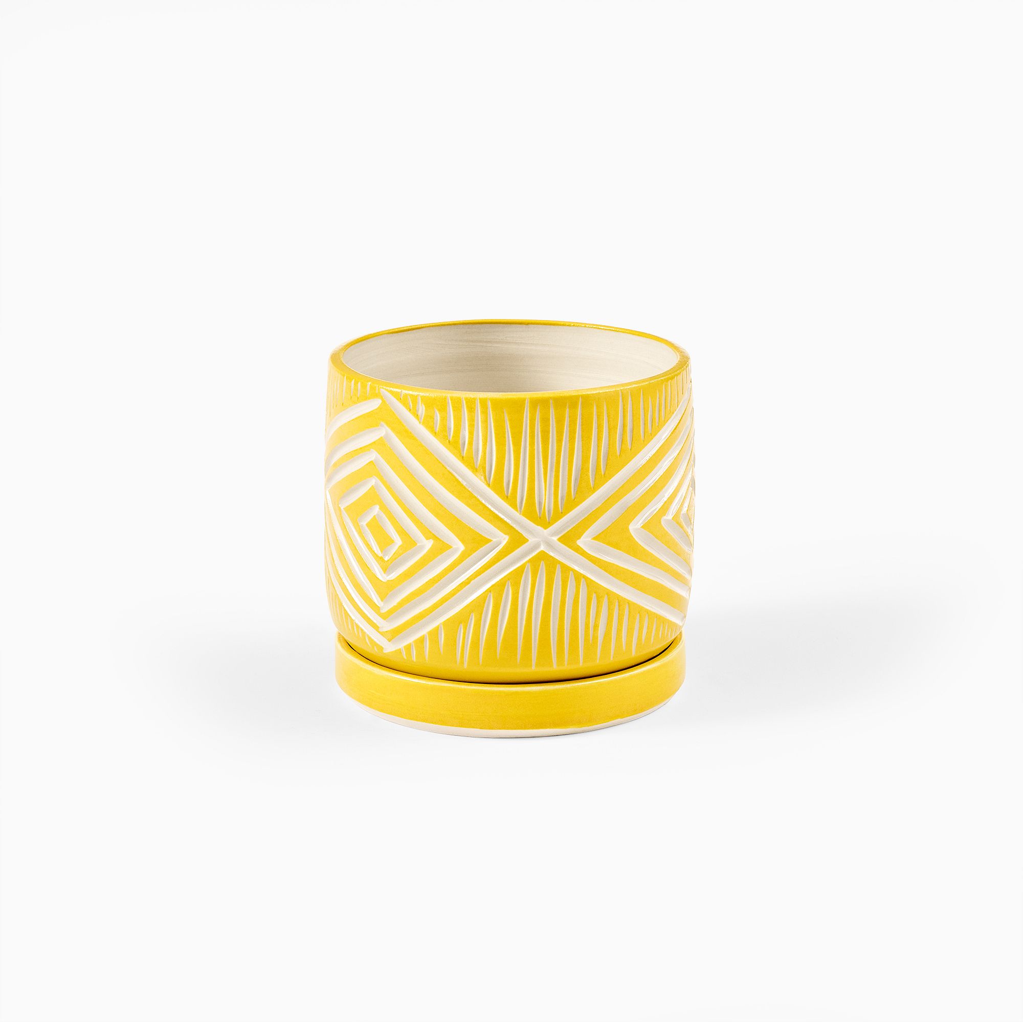 SampleHAUS Zulu Planter w/ Dish | West Elm