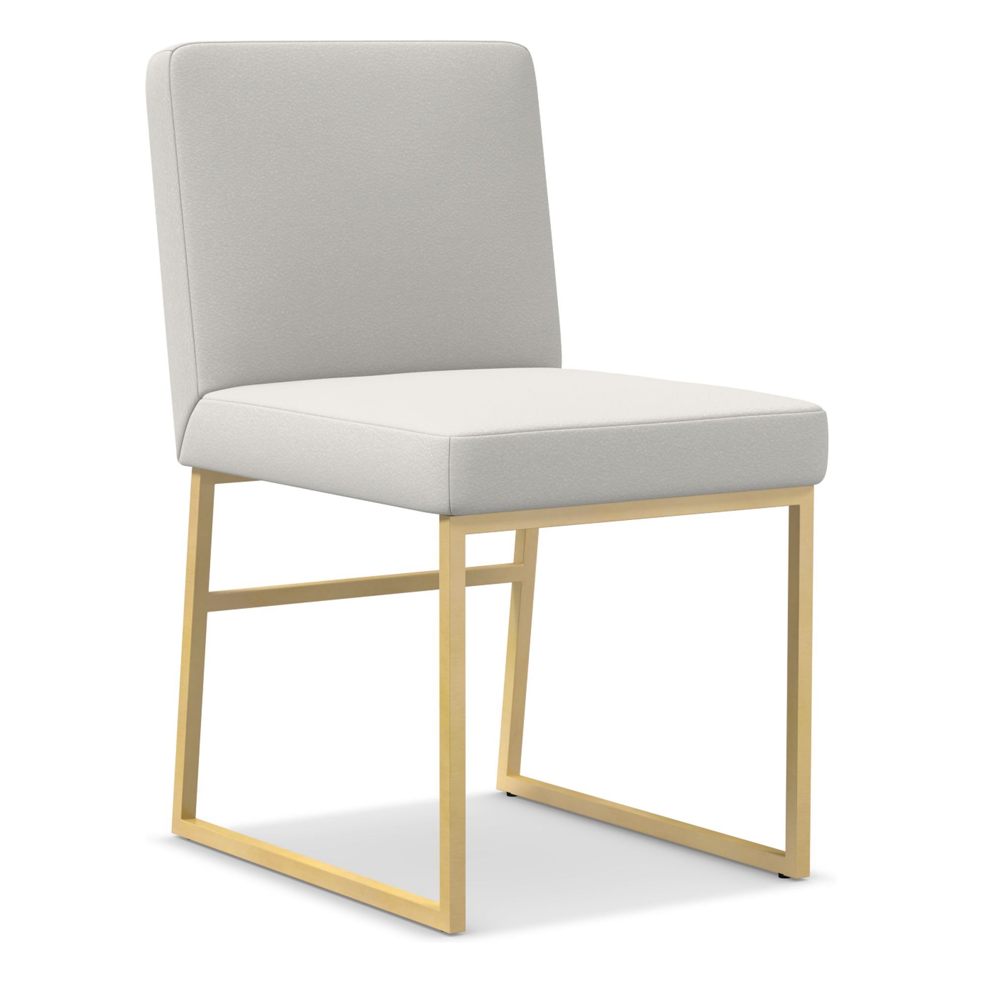 Range Leather Side Dining Chair | West Elm