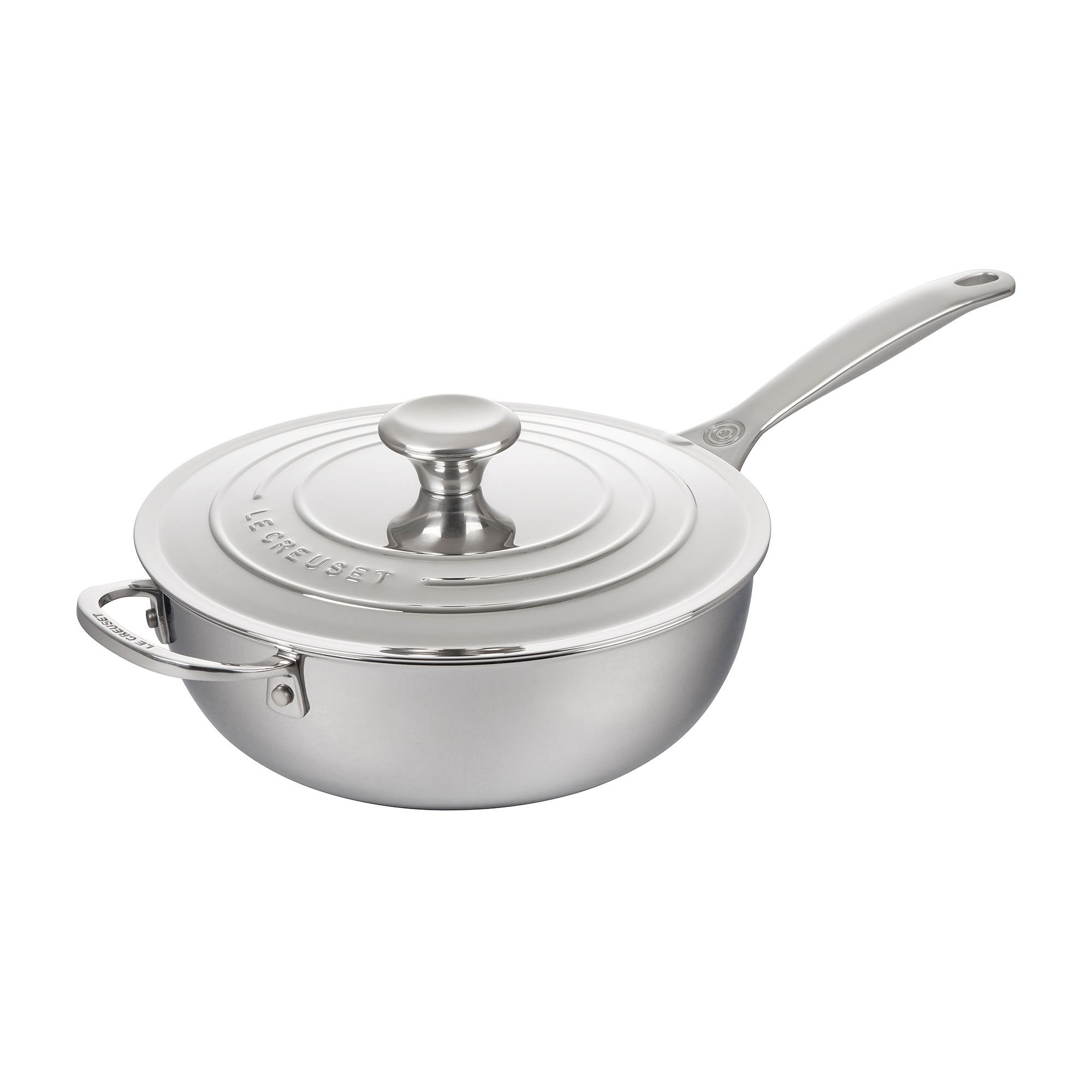 Le Creuset Non-Stick Stainless Steel Saucier Pan | West Elm