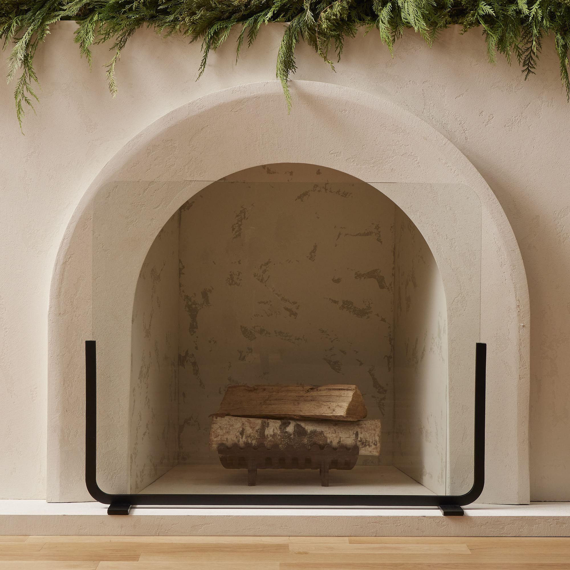 Willow Fireplace Screen | West Elm