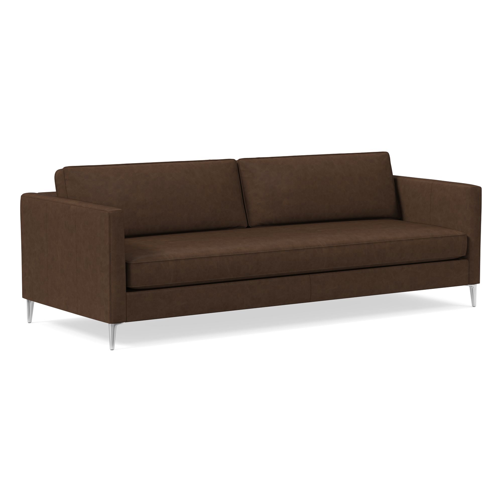 Harris Loft Leather Sofa (86"–96") | West Elm