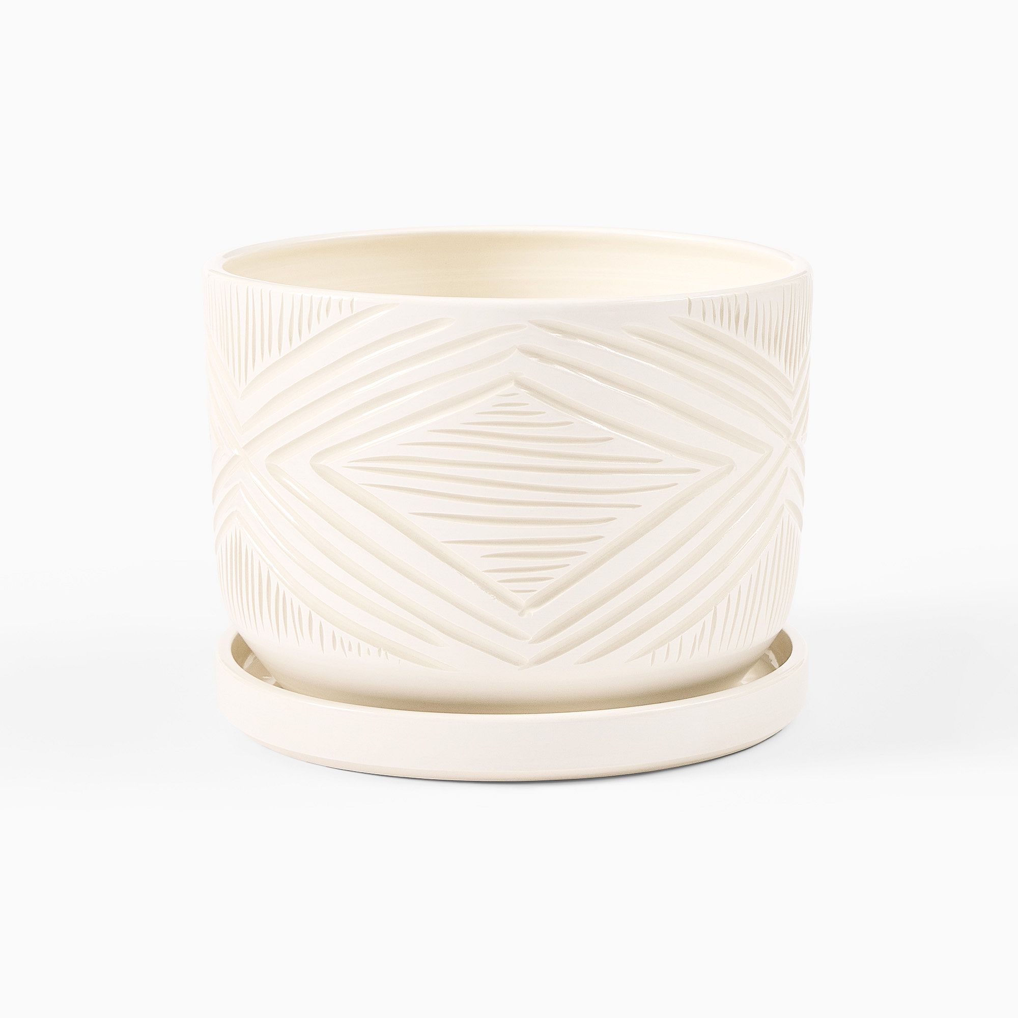 SampleHAUS Zulu Planter w/ Dish | West Elm