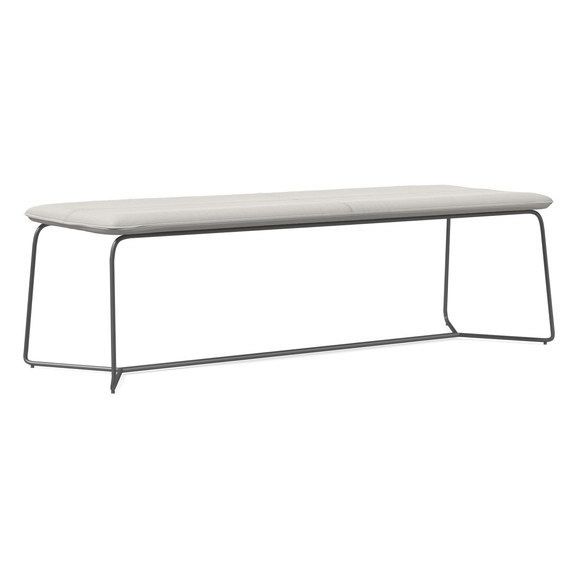 Slope Leather Dining Bench (52") | West Elm