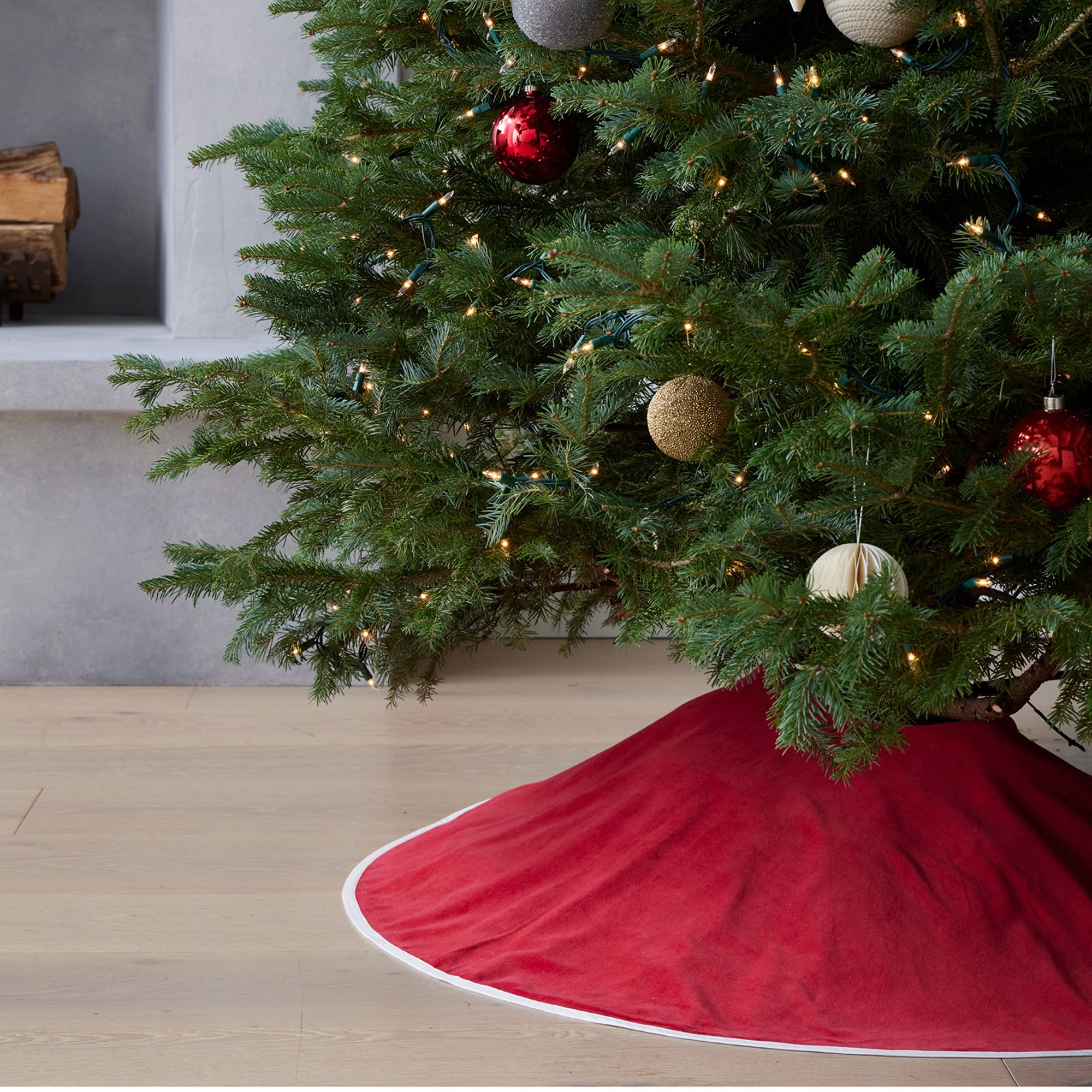 Velvet Tree Skirt | West Elm