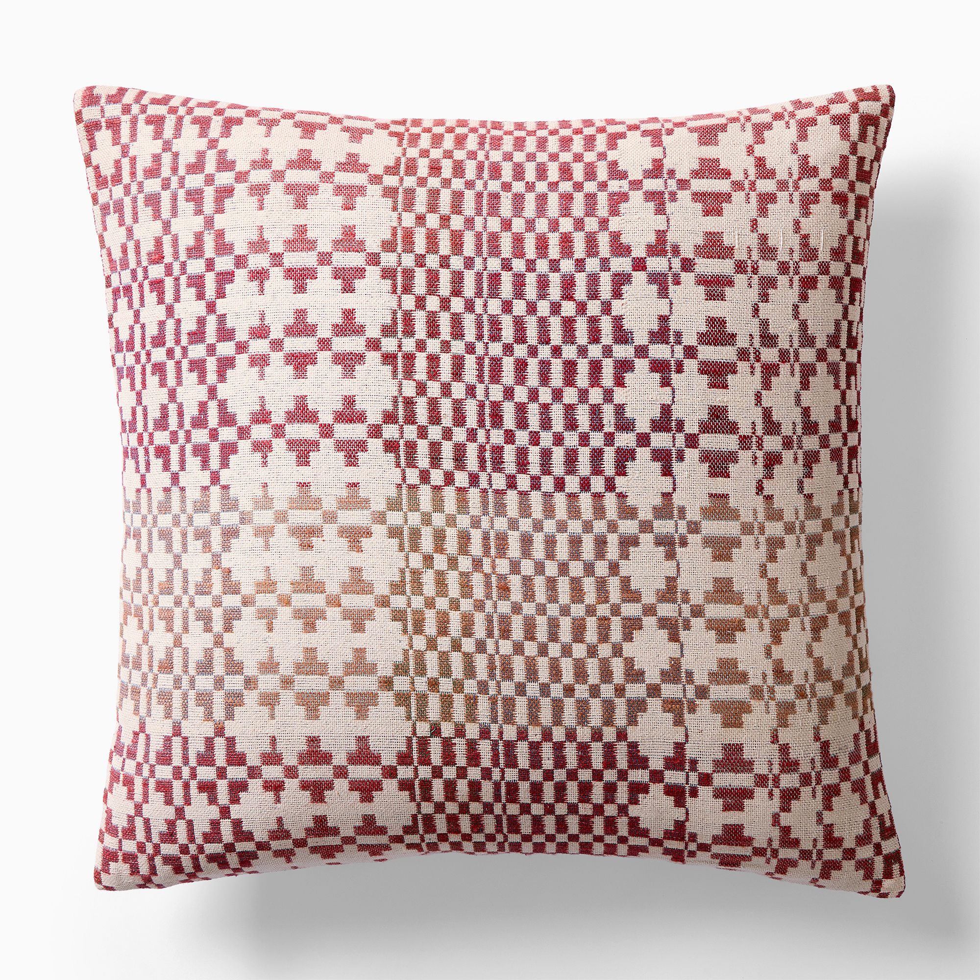 Silk Scandi Diamond Pillow Cover | West Elm