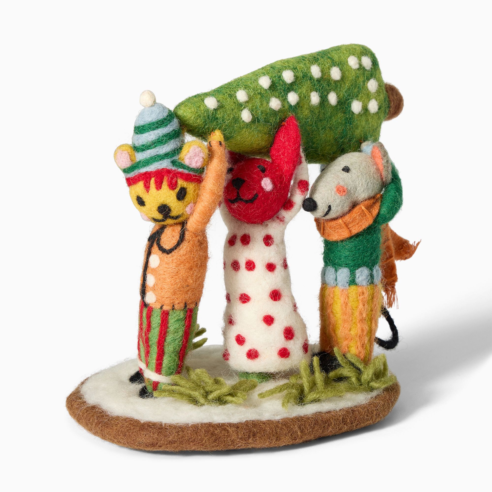 Festive Friends Felt Object | West Elm