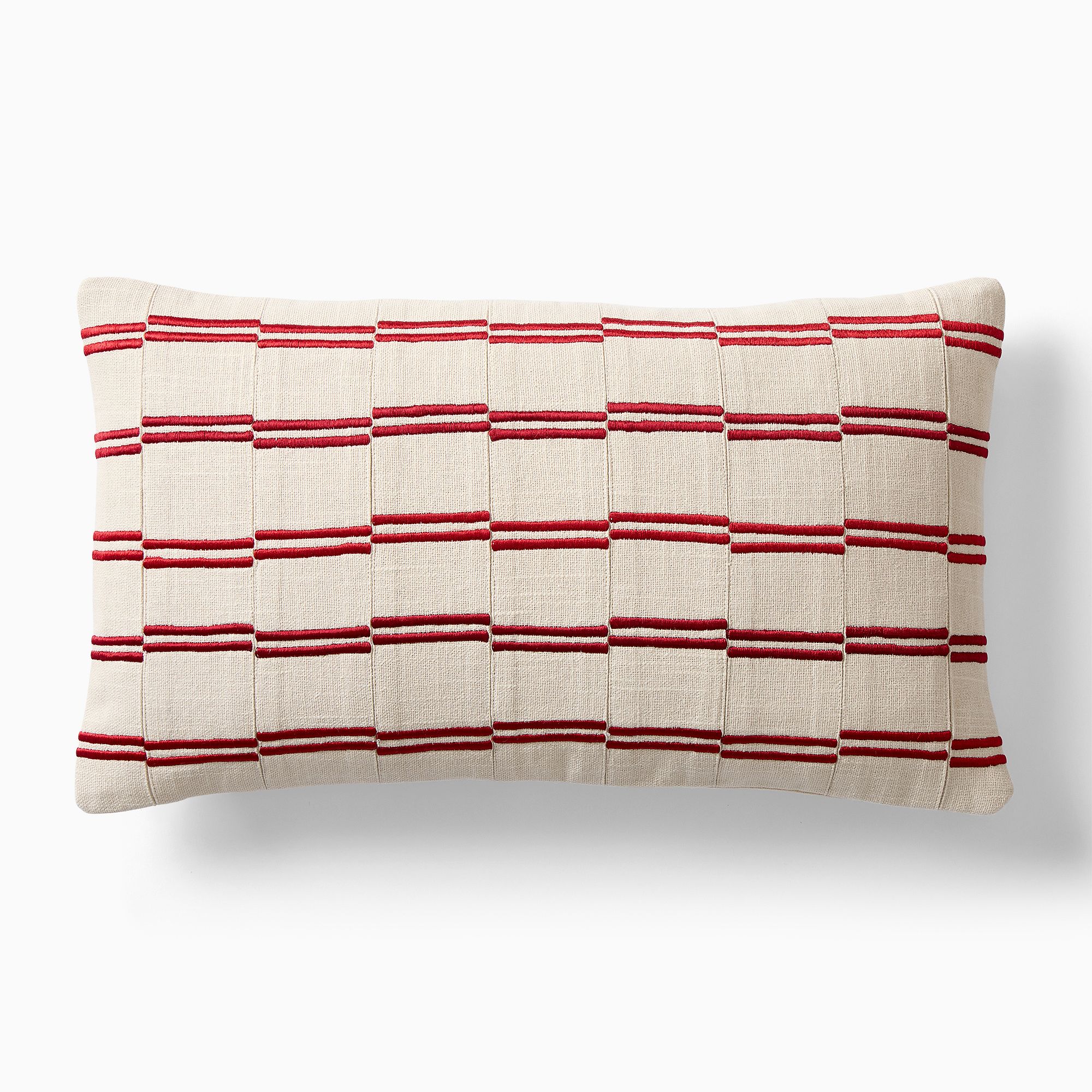 Pieced Offset Stripe Pillow Cover | West Elm