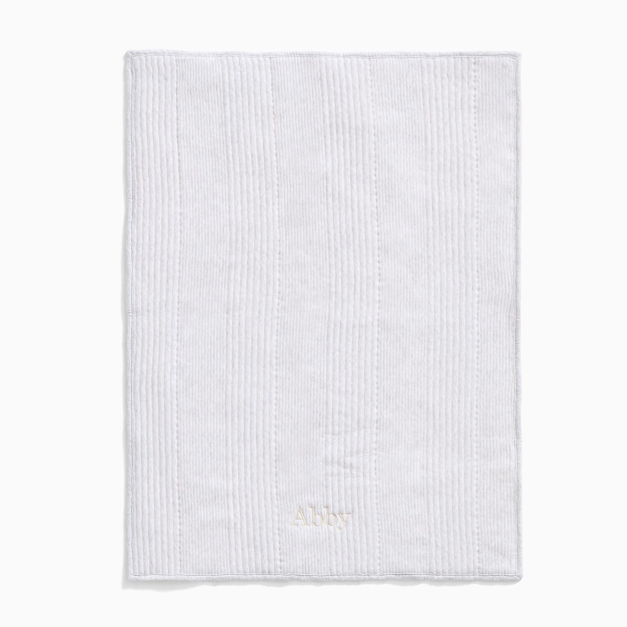 Cozy Jersey Linear Cloud Baby Blanket | West Elm