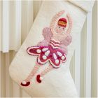 Felt Nutcracker Stocking - Sugar Plum Fairy