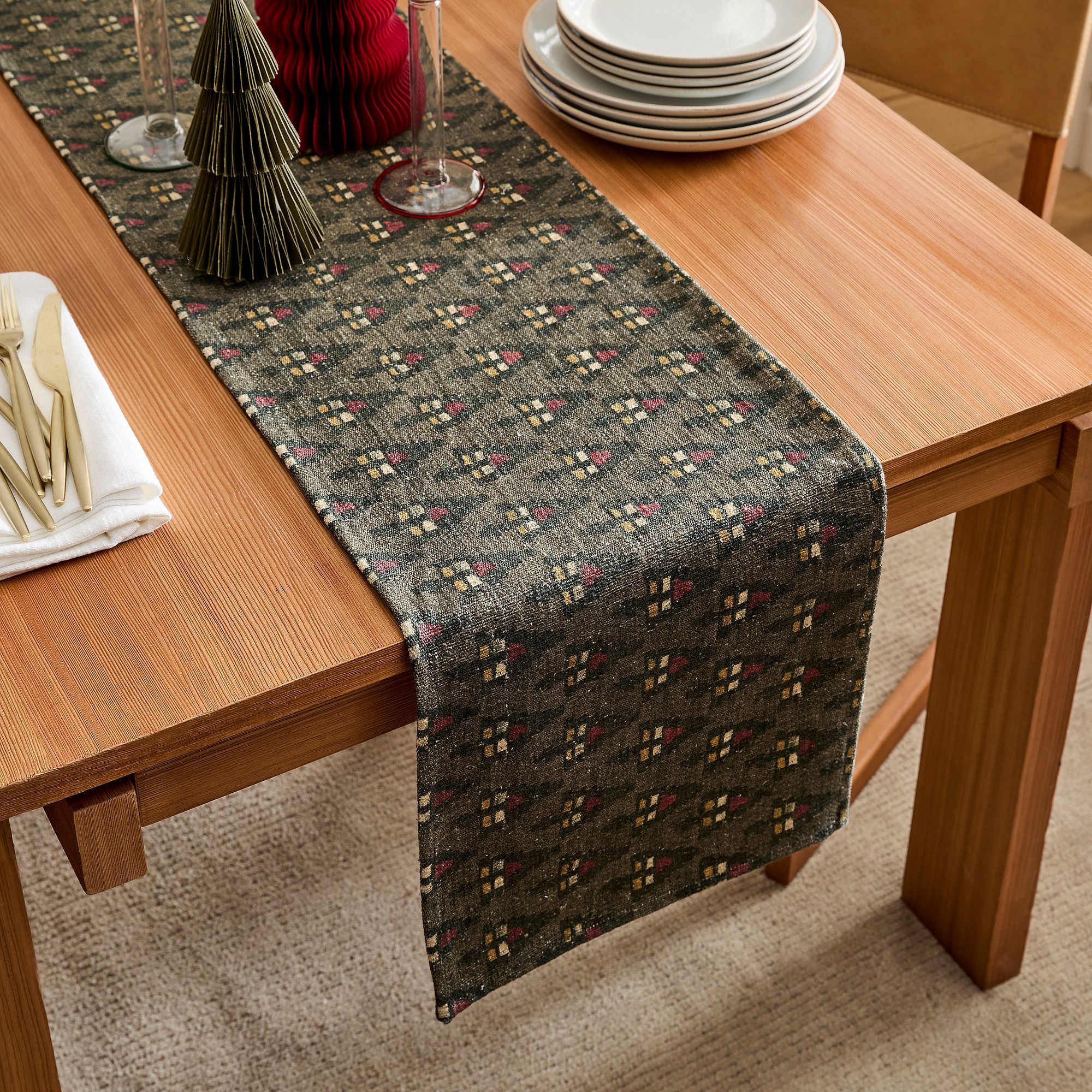 Tree Table Runner | West Elm