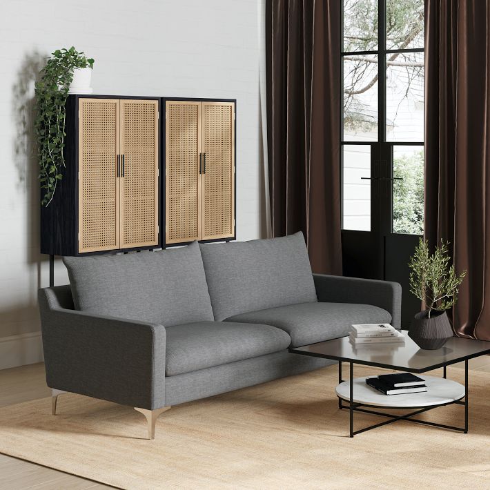 Tall Woven Cabinet West Elm