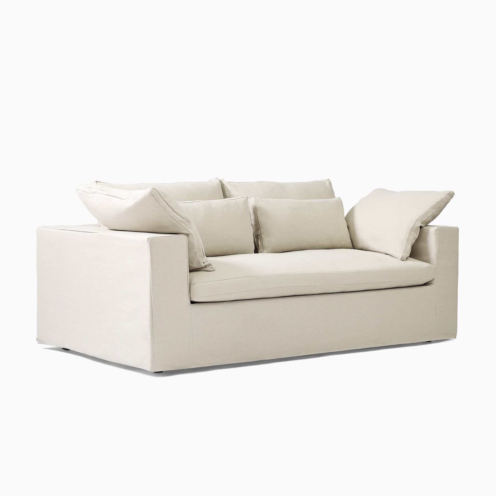 Harmony Modular Skirted Slipcover Sofa (82"–92") | West Elm