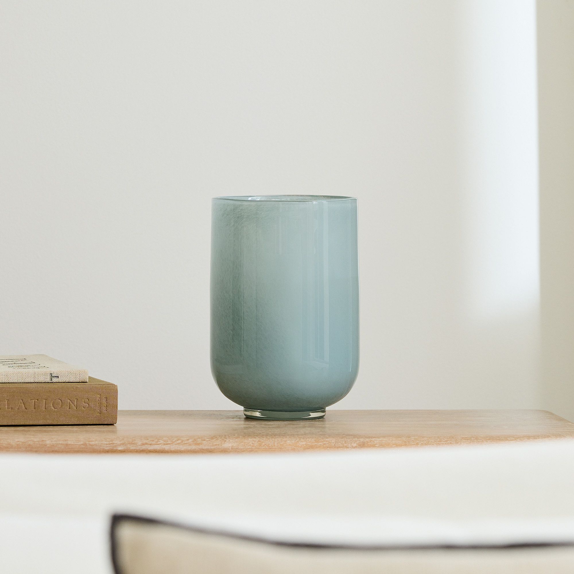 Mari Glass Hurricanes - Sage | West Elm