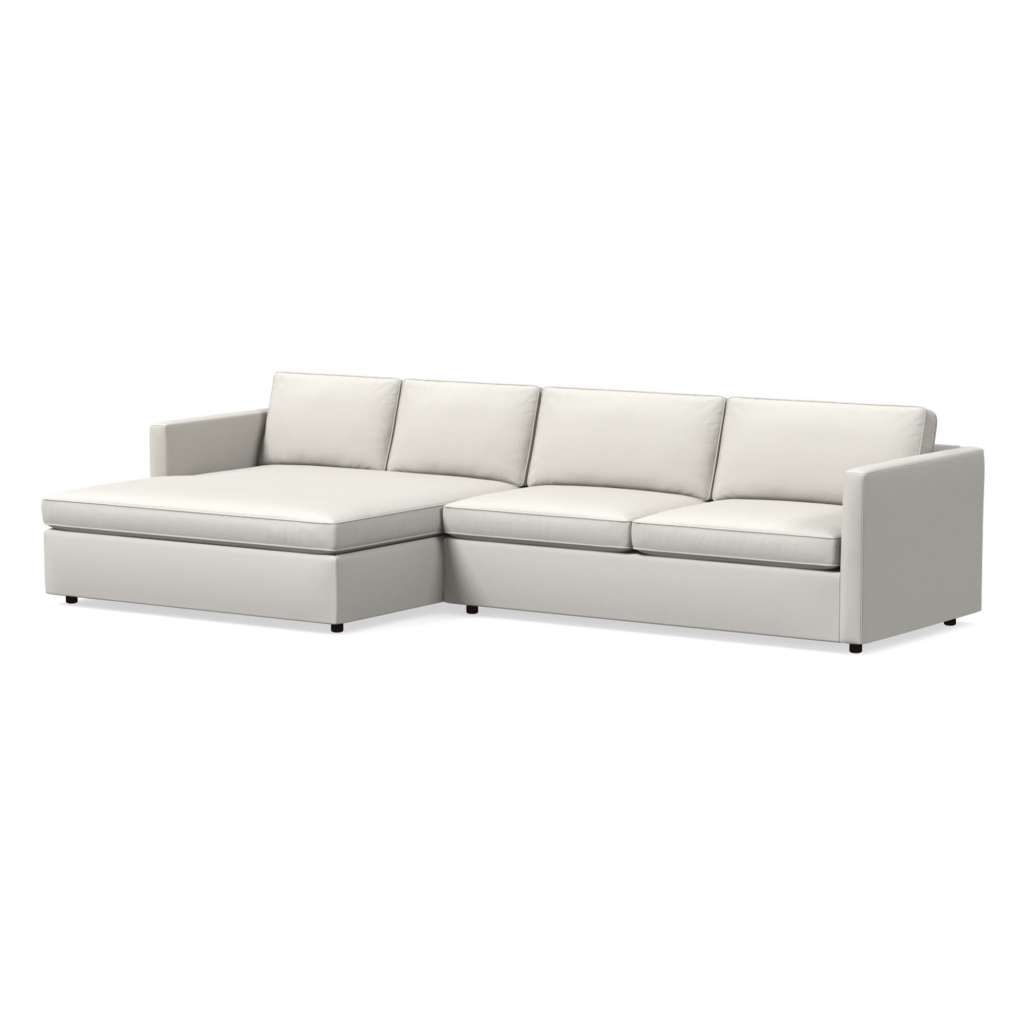 Harris Double Wide Chaise Sectional | Sofa With West Elm