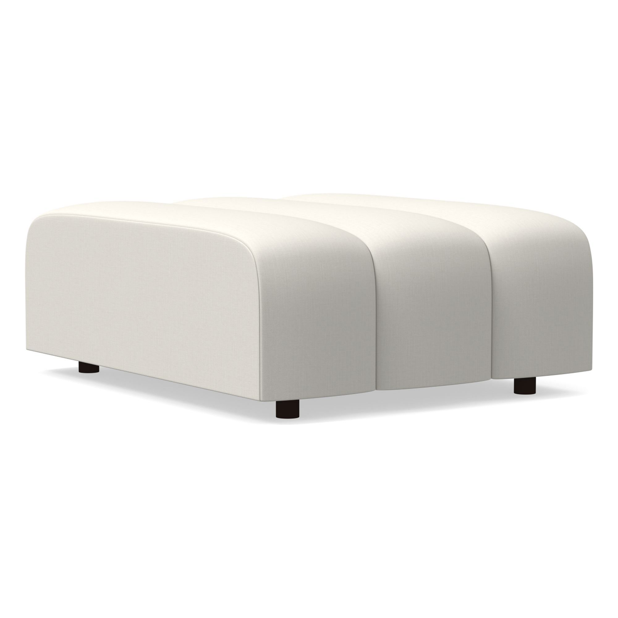 Avalon Channeled Ottoman | West Elm