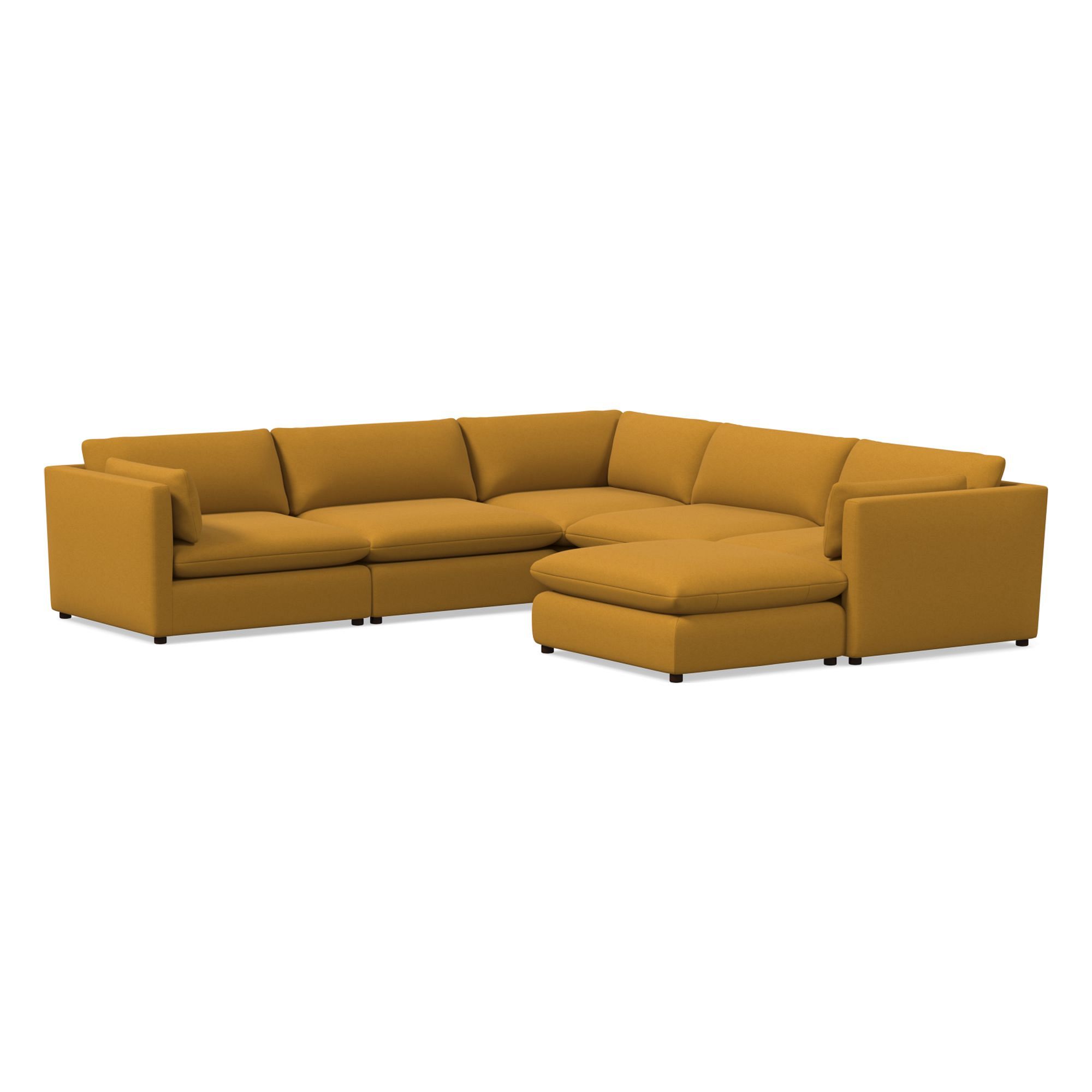 Hampton 6 Piece Sectional | Sofa With Chaise West Elm