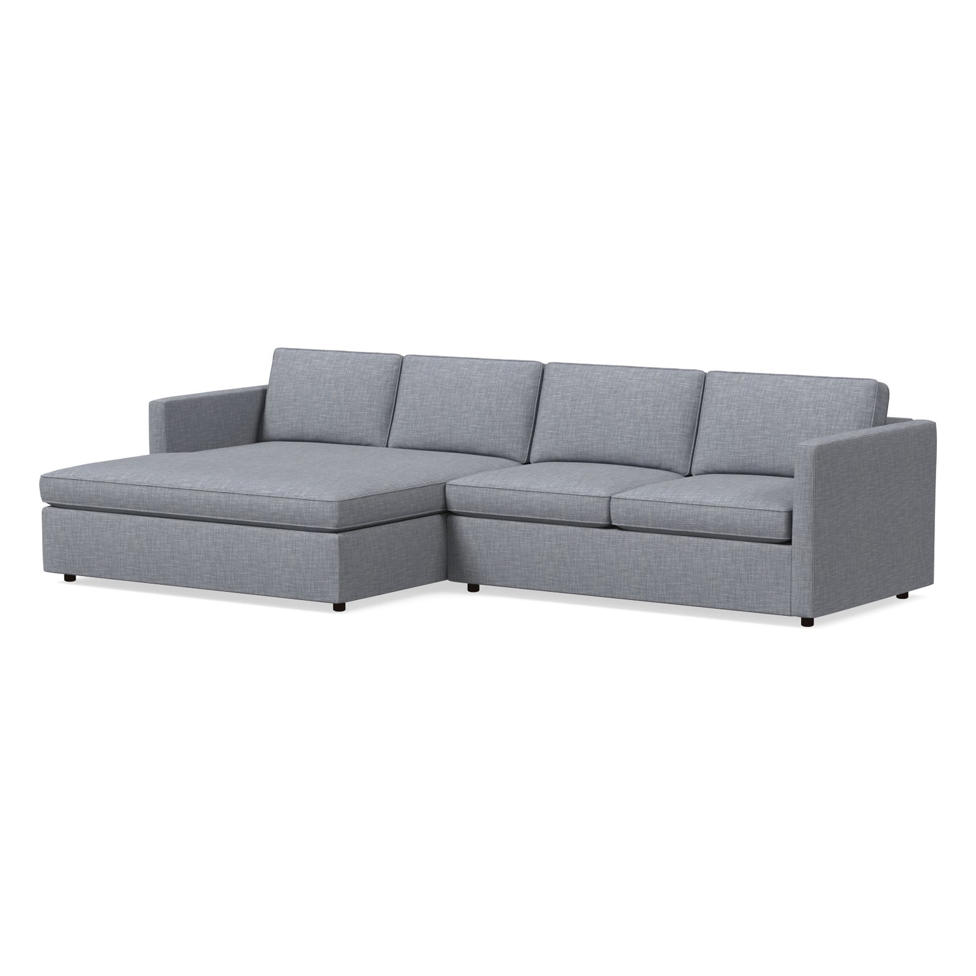 Harris Double Wide Chaise Sectional | Sofa With West Elm