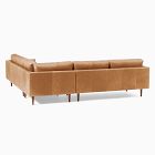 Haven Loft Leather 3-Piece L-Shaped Sectional (103.5&quot;)