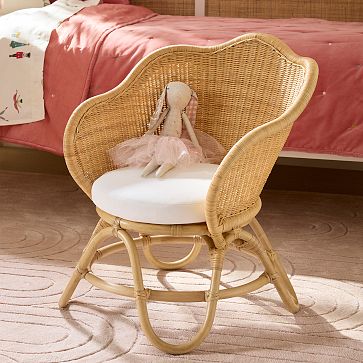 West Elm Rattan Flower Chair