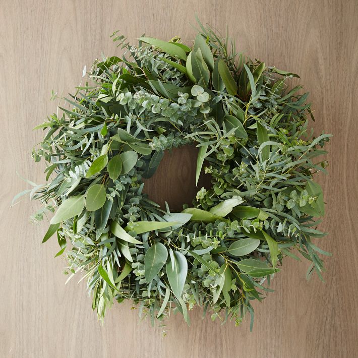 Dried Mixed Eucalyptus Wreath