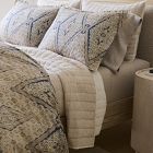 European Flax Linen Cotton Pick Stitch Quilt &amp; Shams