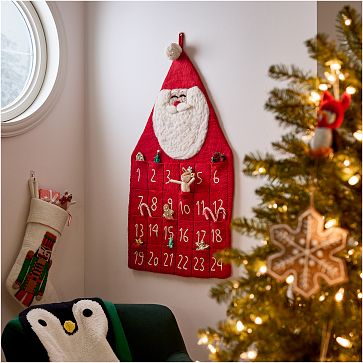 Santa Advent Calendar West Elm