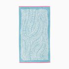 Trailing Ferns Beach/Pool Towel - Lagoon