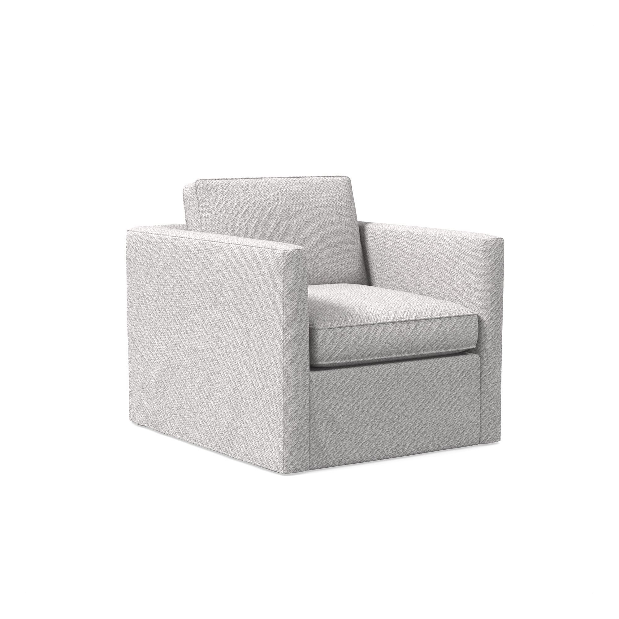 Harris Skirted Slipcover Chair | West Elm