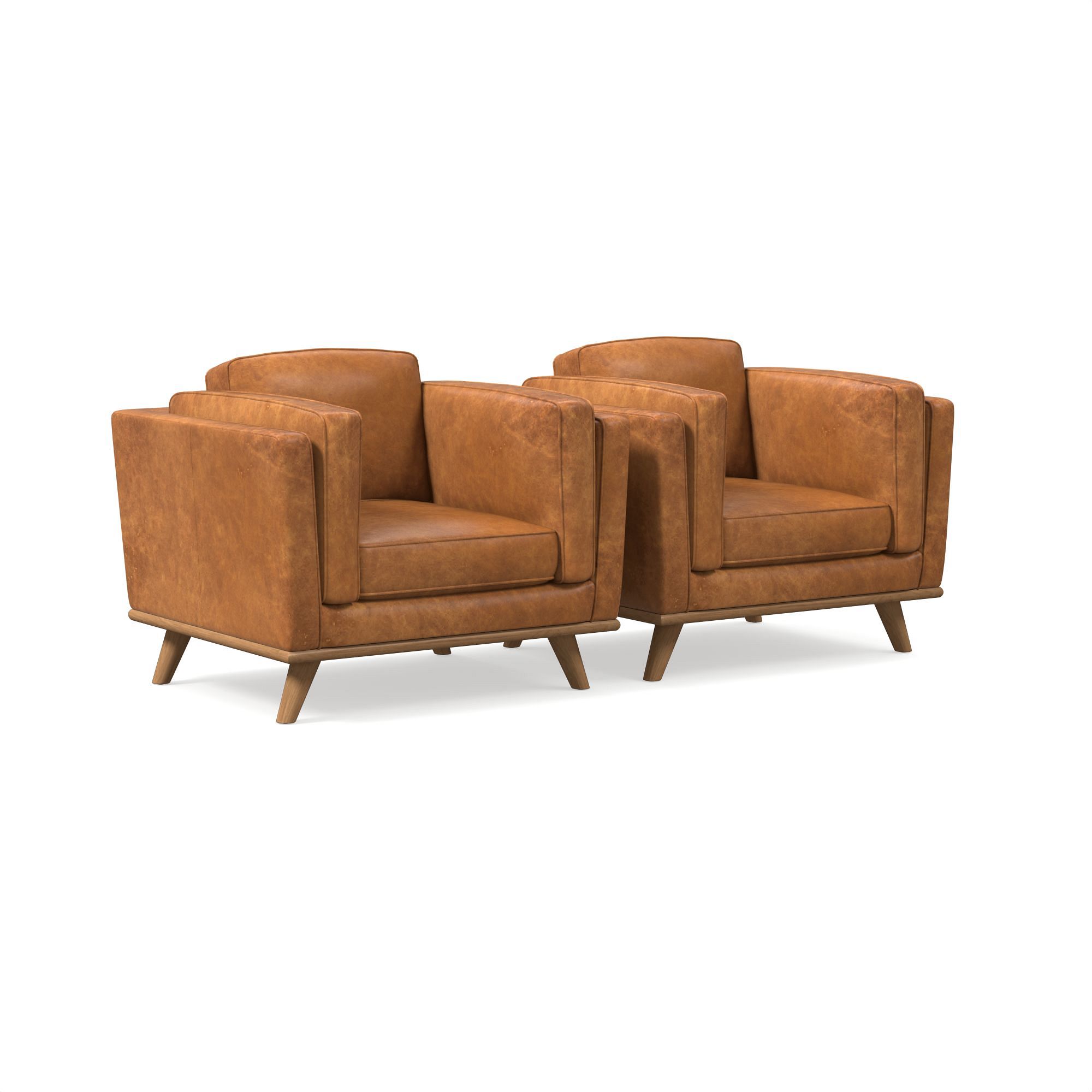 Zander Leather Chair | West Elm