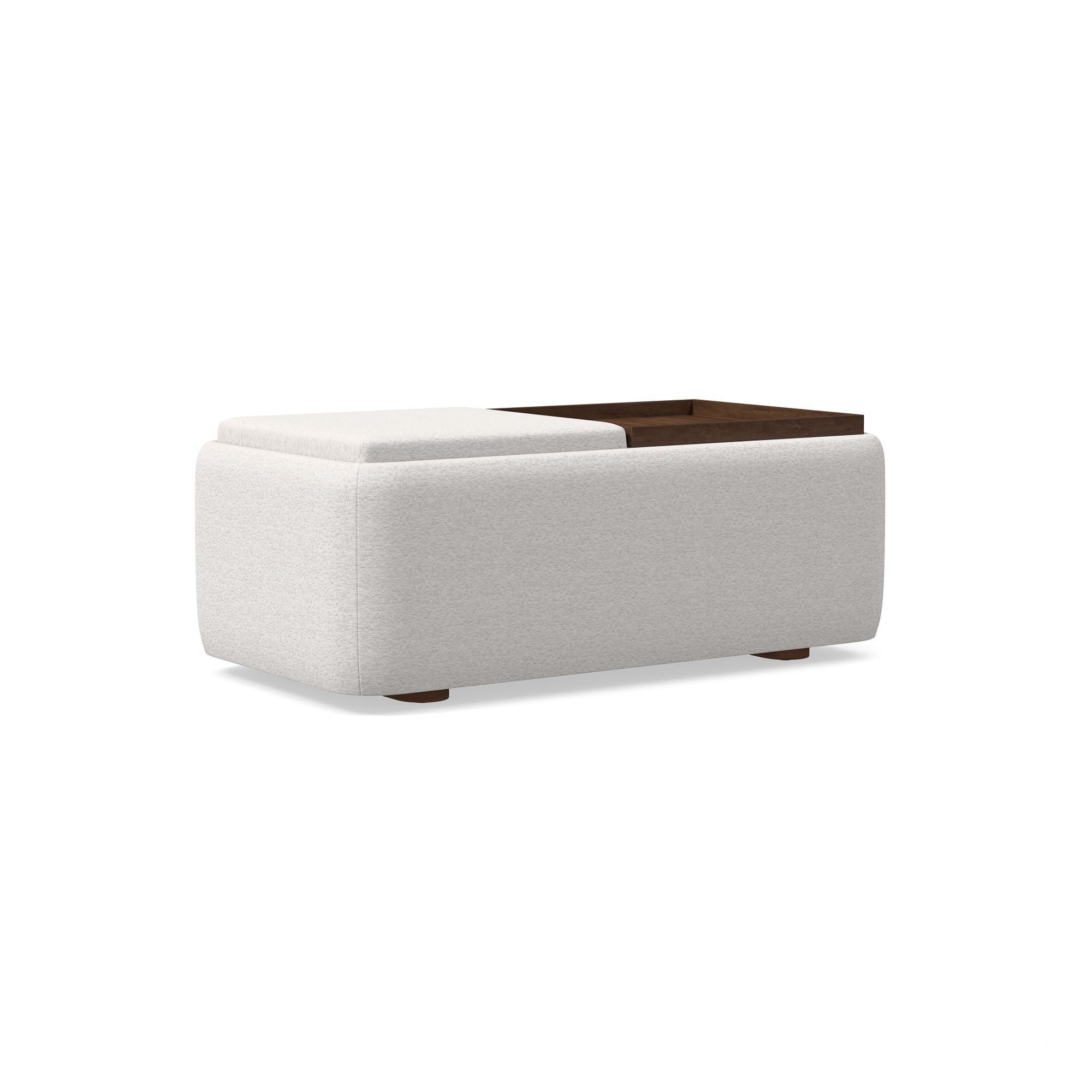 Bowman Storage Ottoman | West Elm