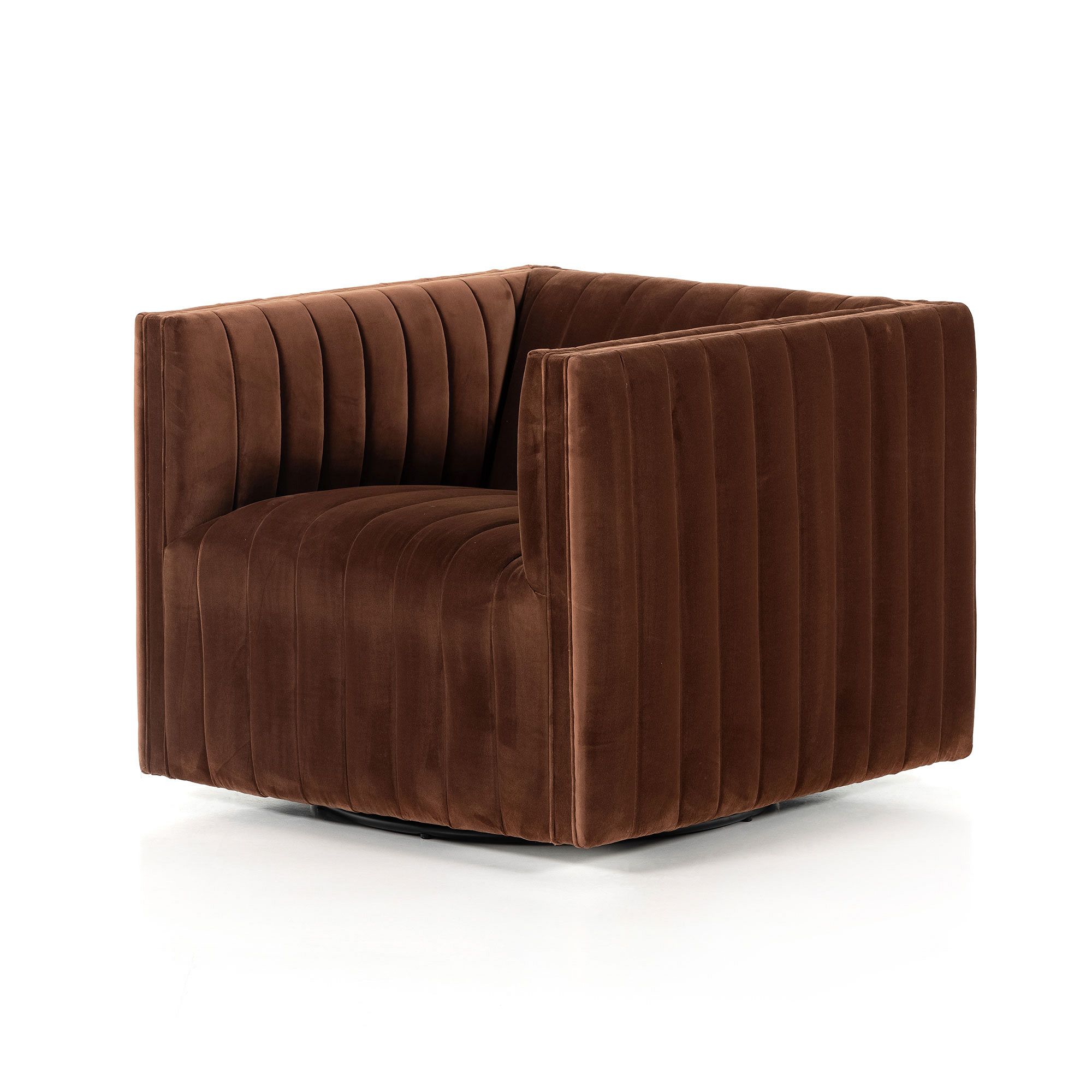 Complete Channeled Swivel Chair | West Elm