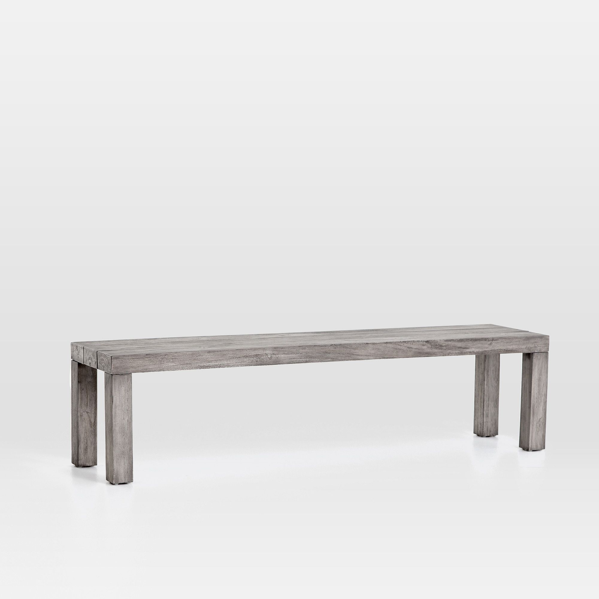 Modern Teak Outdoor Dining Bench (72") | West Elm