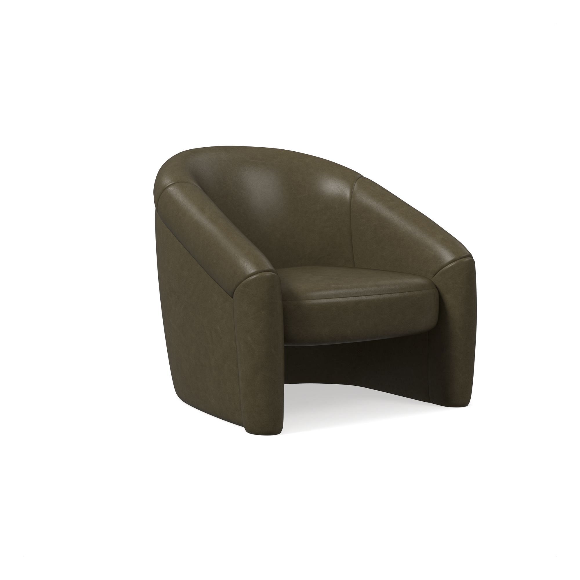 Berra Leather Chair | West Elm