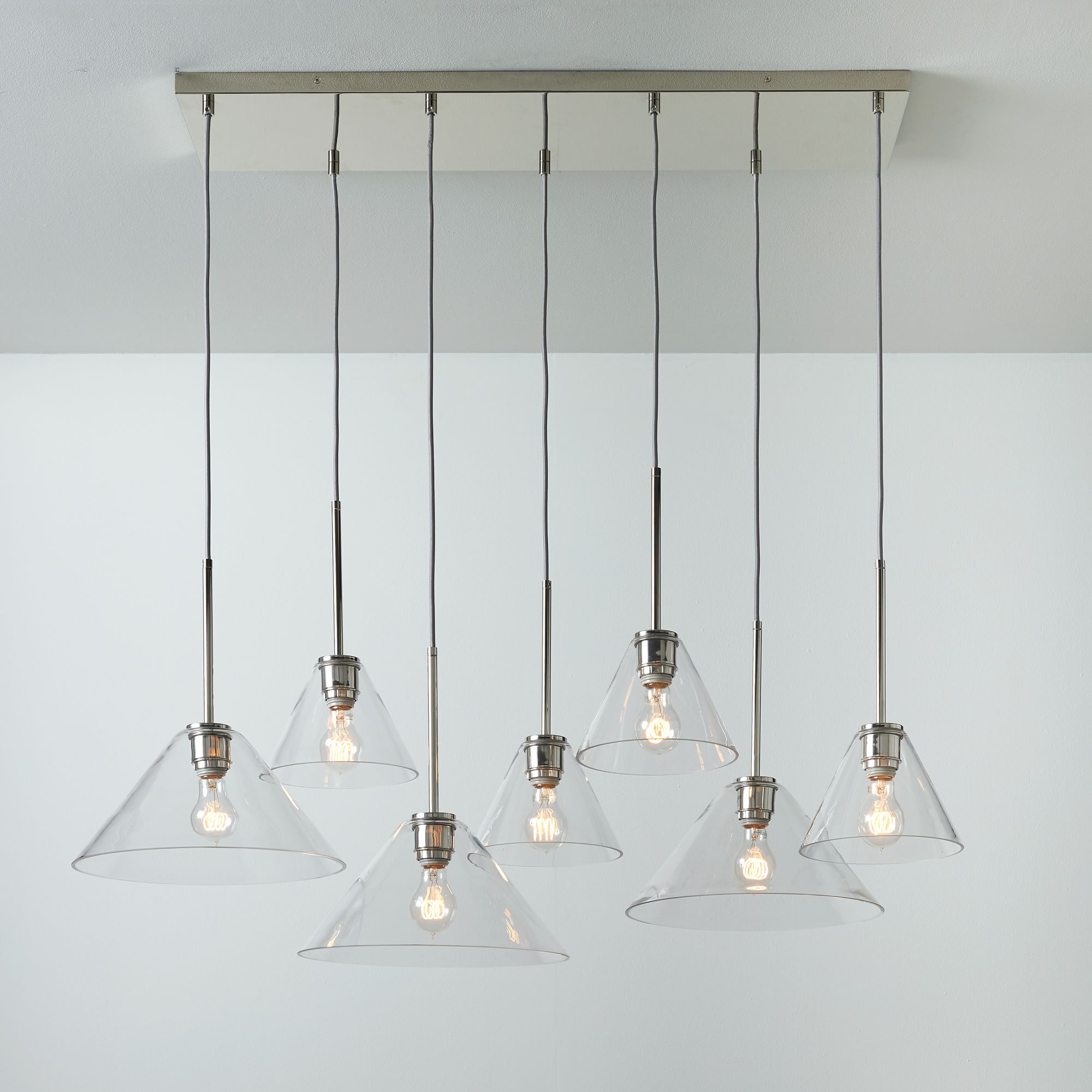 Sculptural -Light Cone Chandelier | West Elm