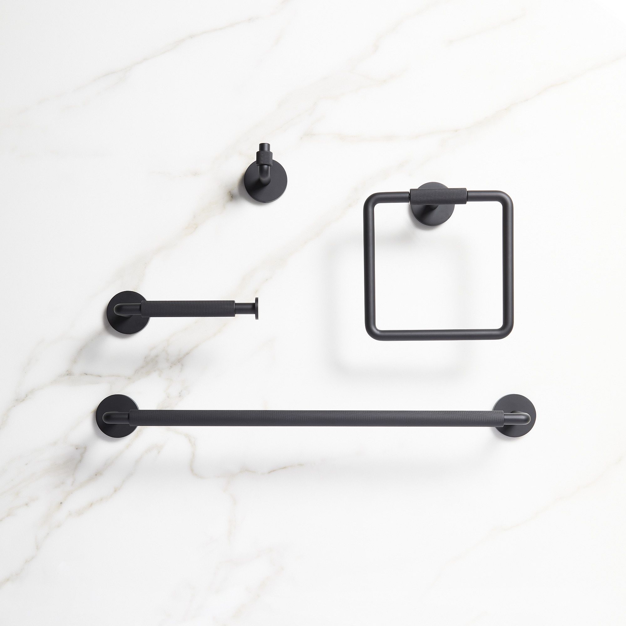 Knurled Bath Hardware | West Elm