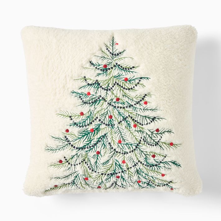 Festive Tree Pillow Cover