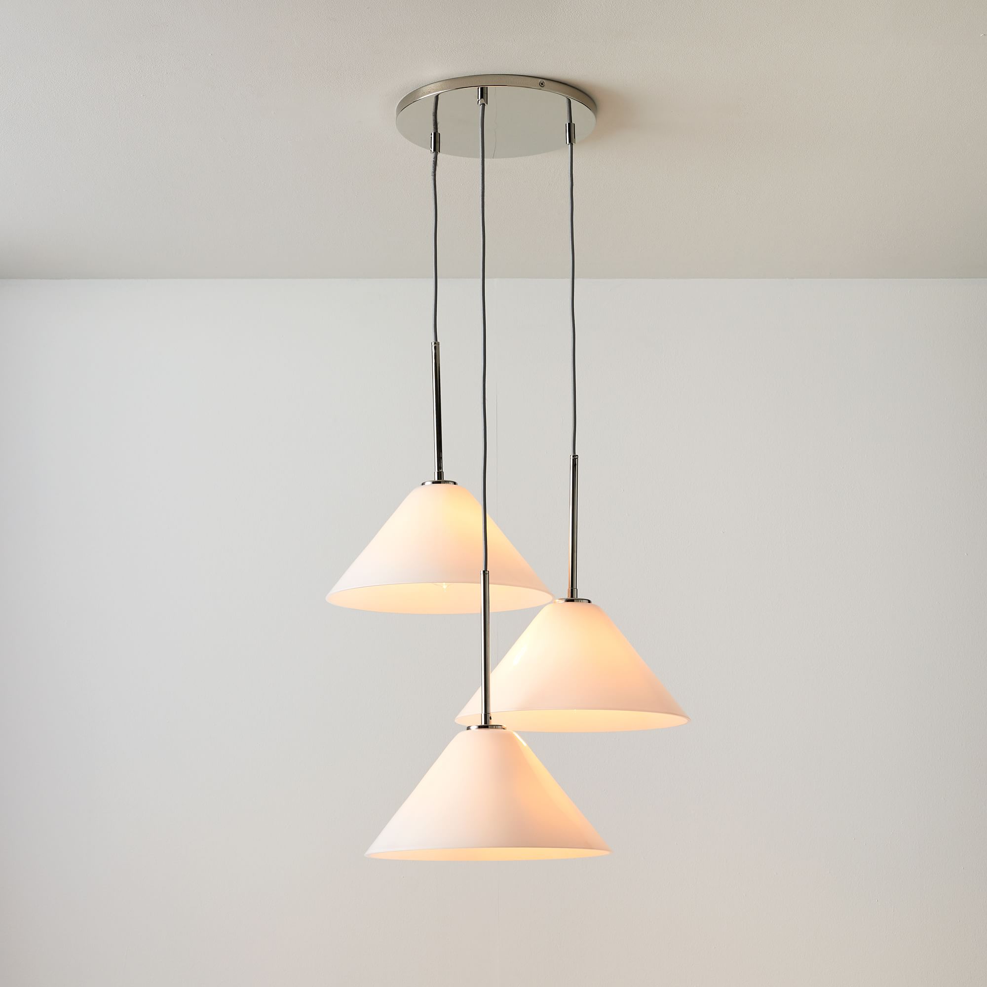 Sculptural -Light Cone Chandelier | West Elm