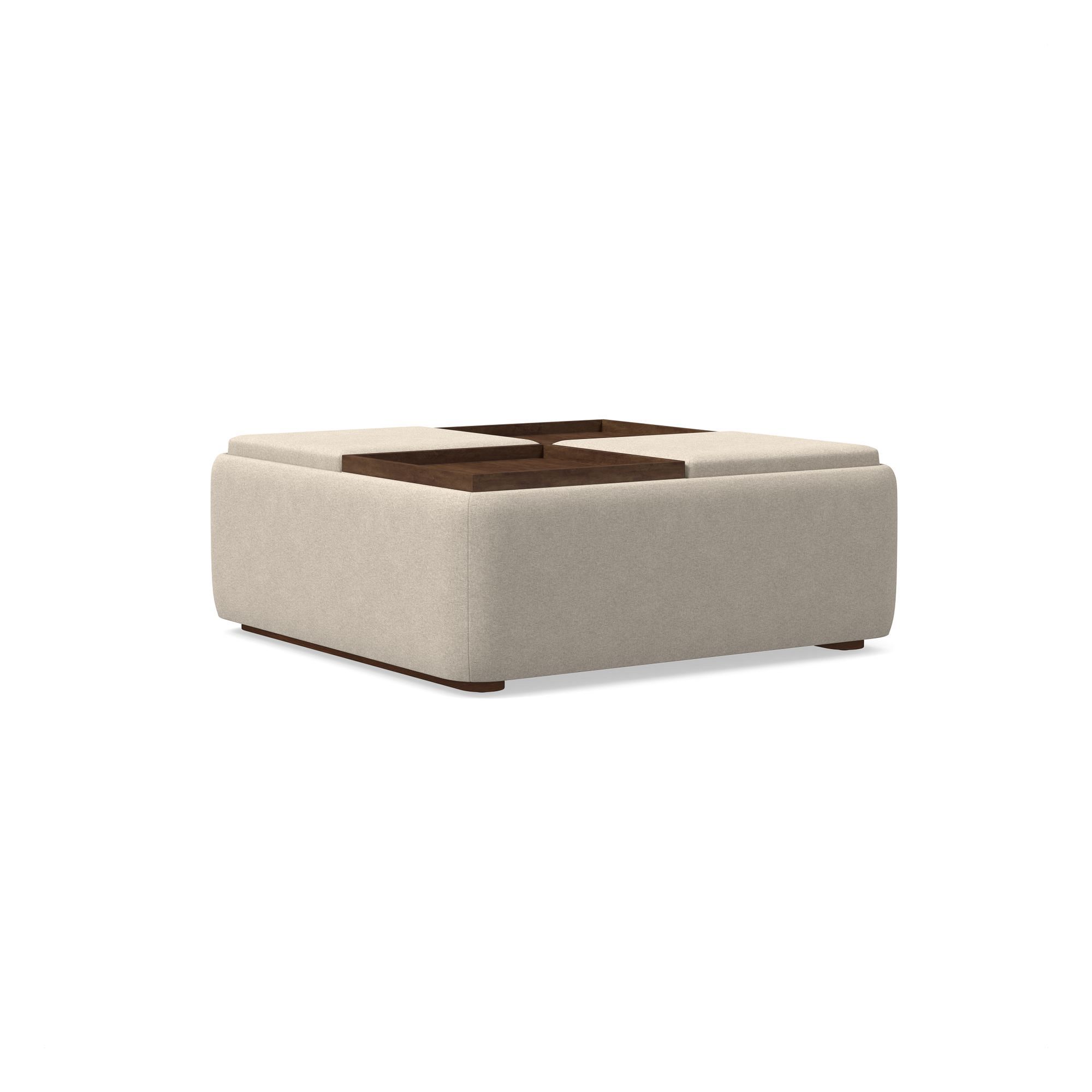 Bowman Storage Ottoman | West Elm