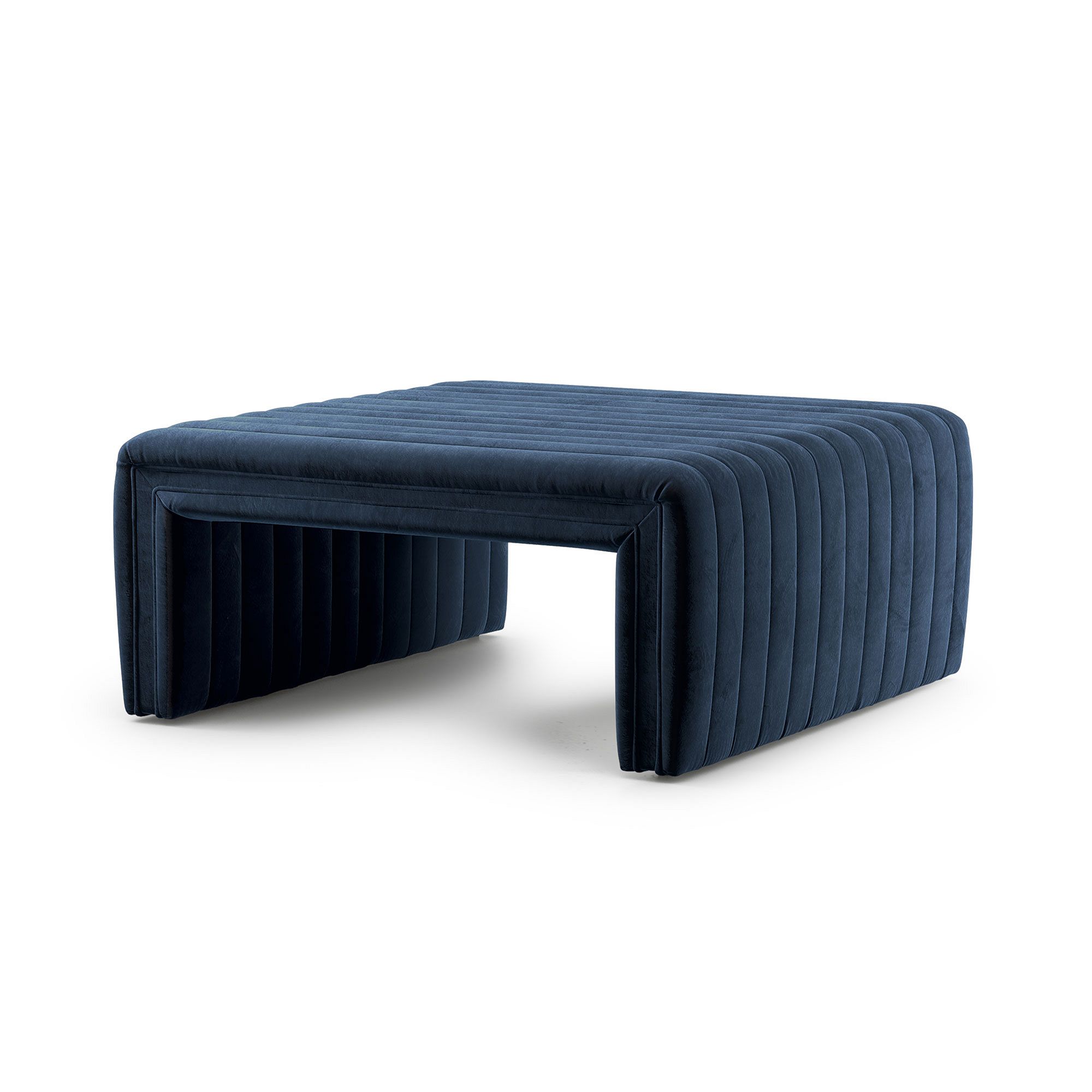 Anniina Channeled Ottoman (21-36") | West Elm