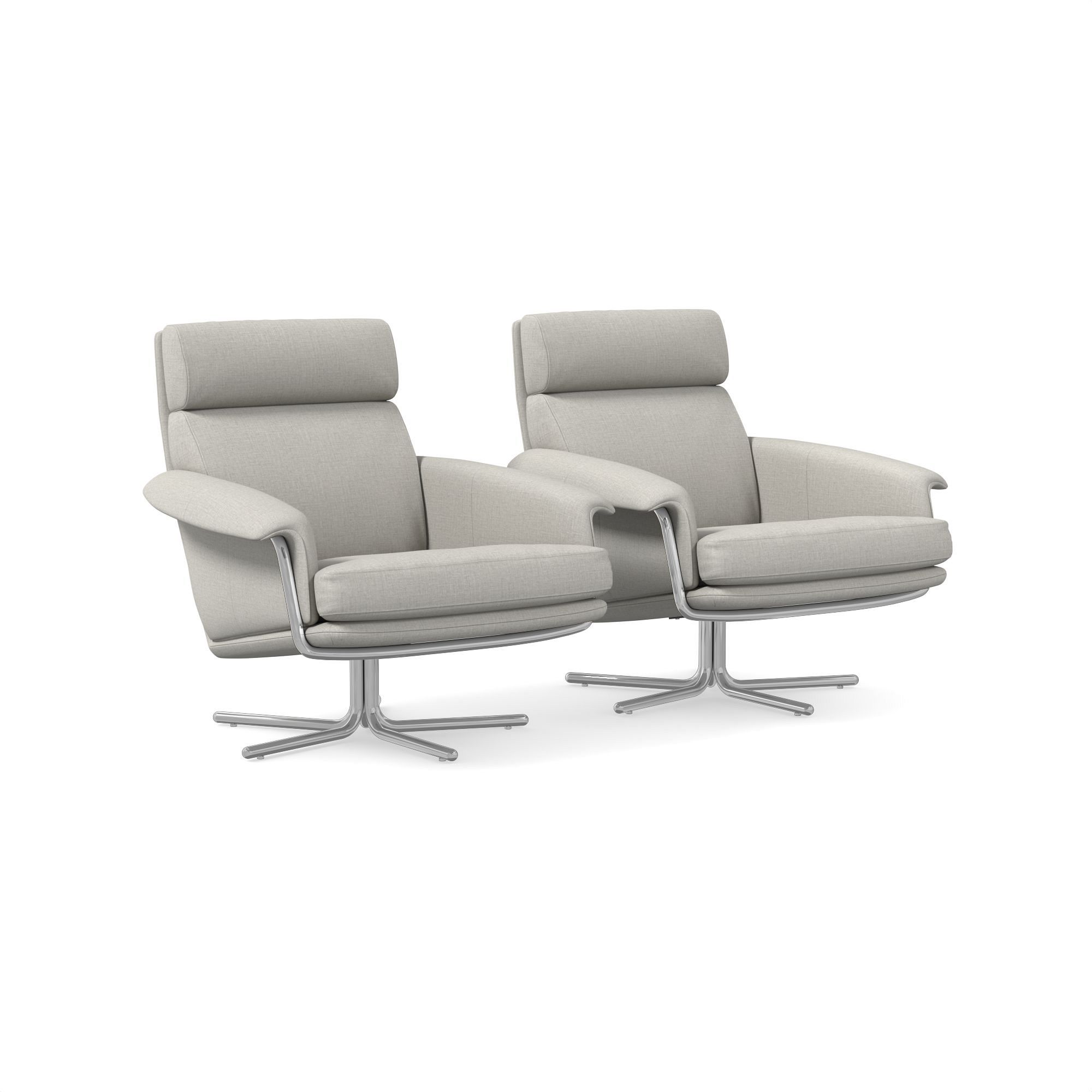 Kristoff Swivel Chair | West Elm