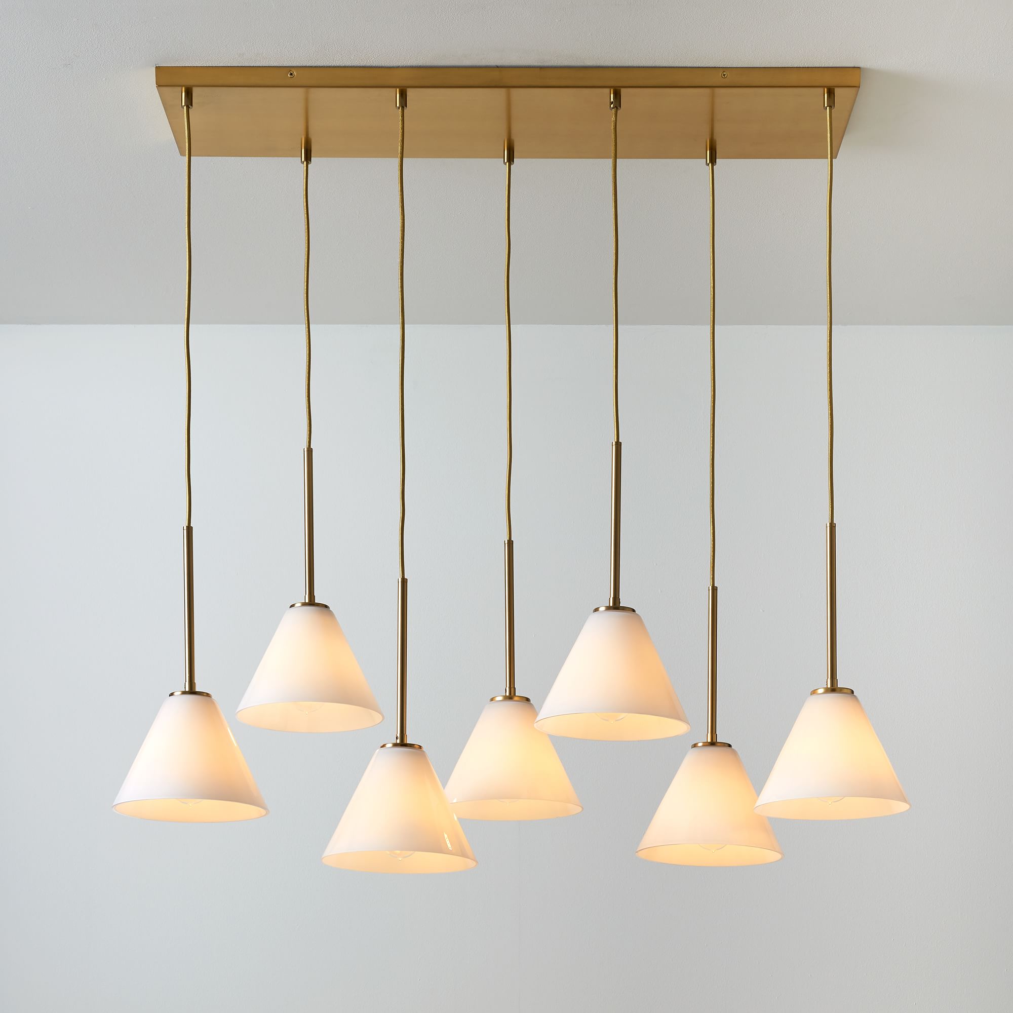 Sculptural -Light Cone Chandelier | West Elm