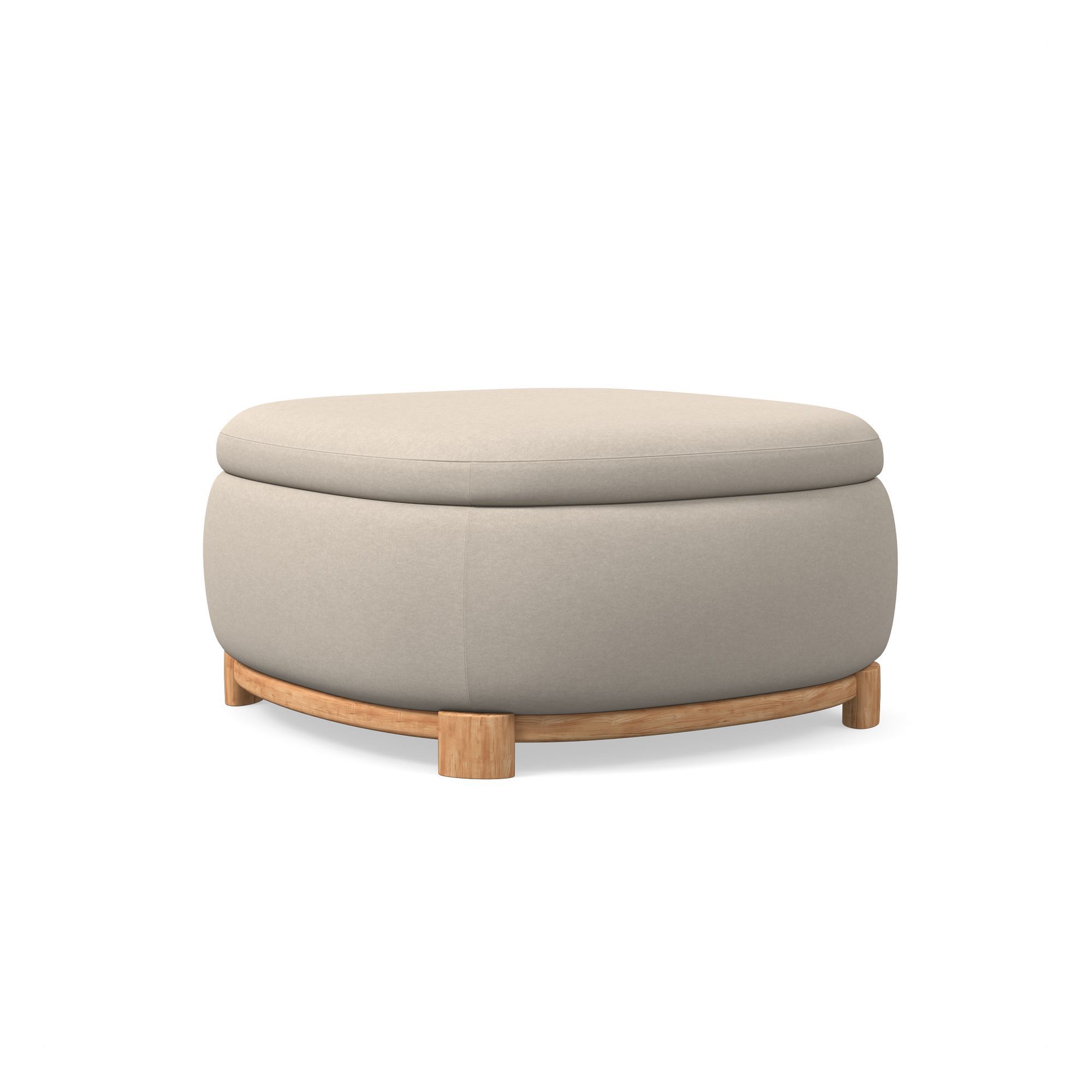 Mott Storage Ottoman | West Elm