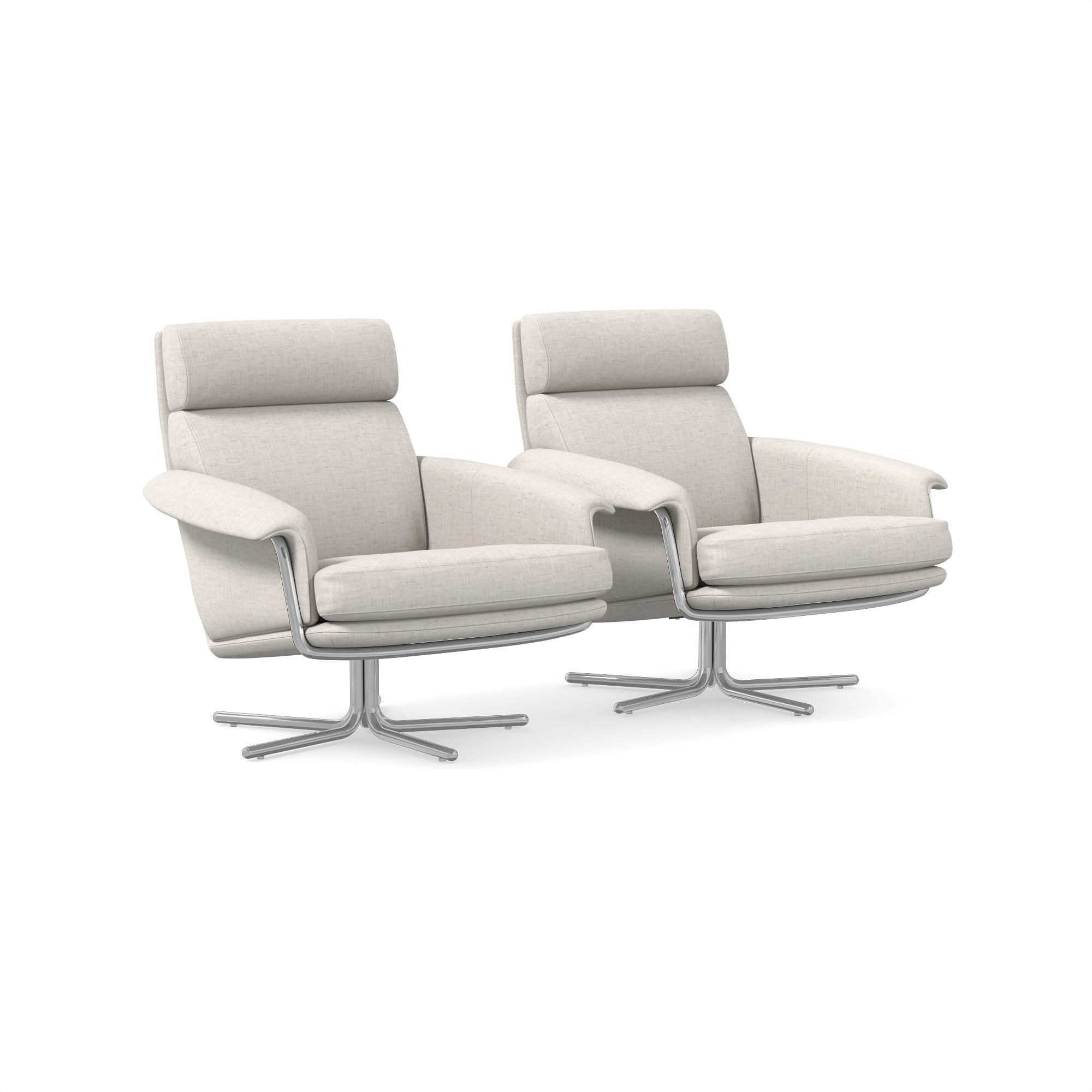 Kristoff Swivel Chair | West Elm