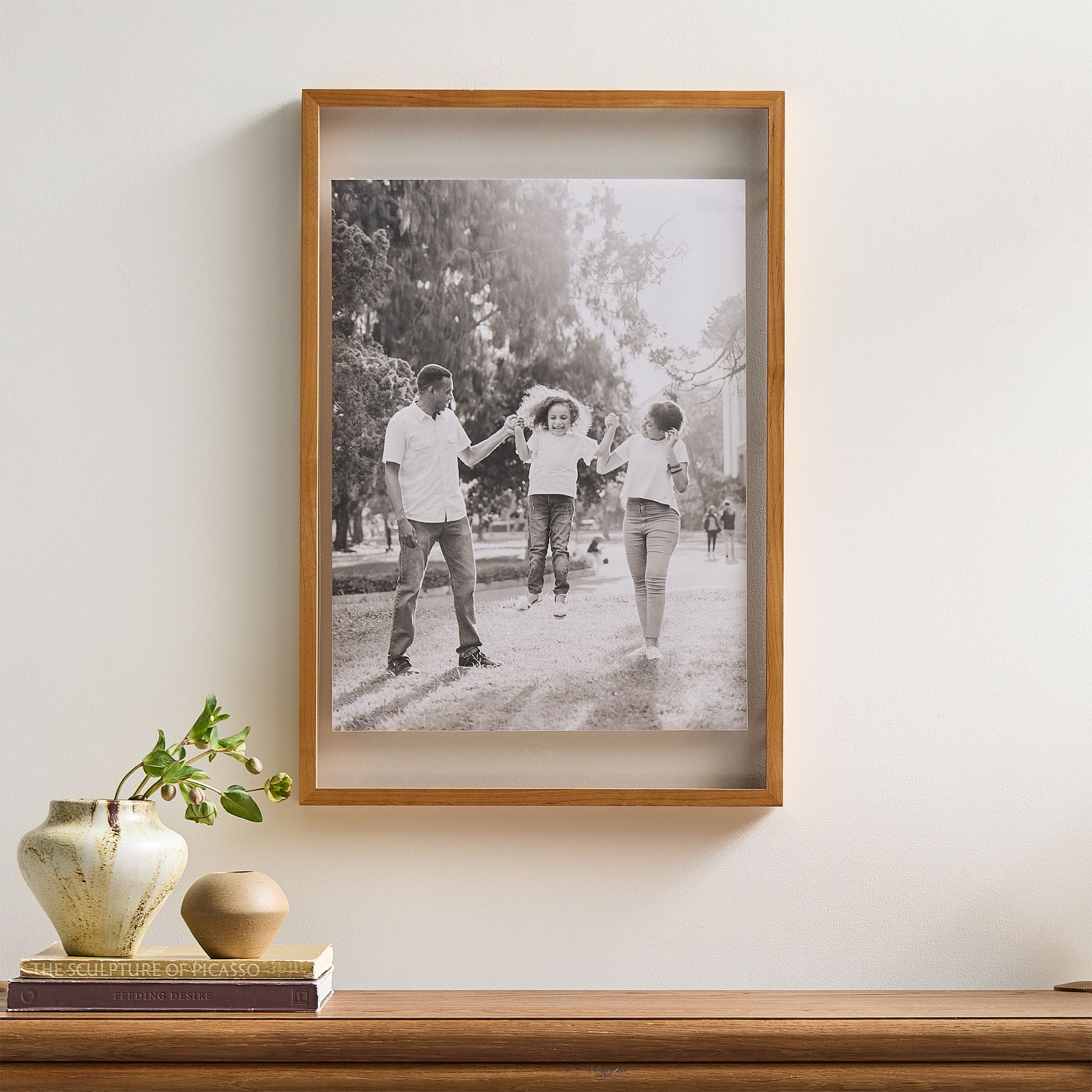 Floating Wood Gallery Frames | West Elm