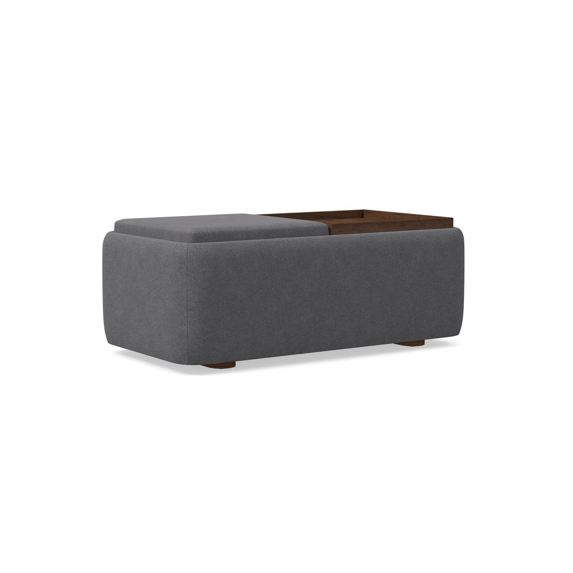 Bowman Storage Ottoman | West Elm