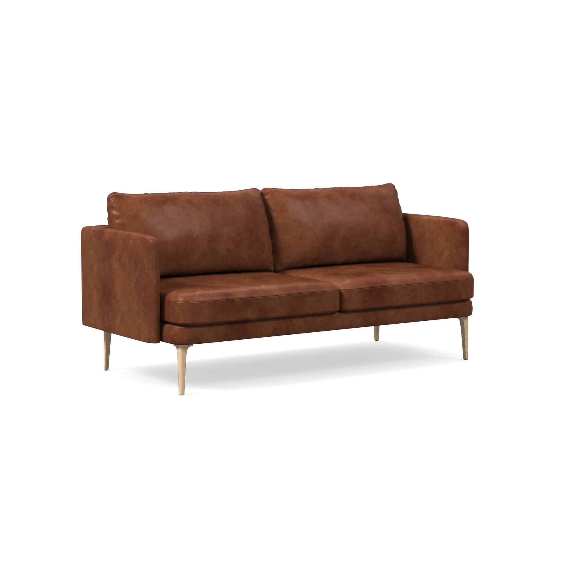 Auburn Leather Sofa (70") | West Elm