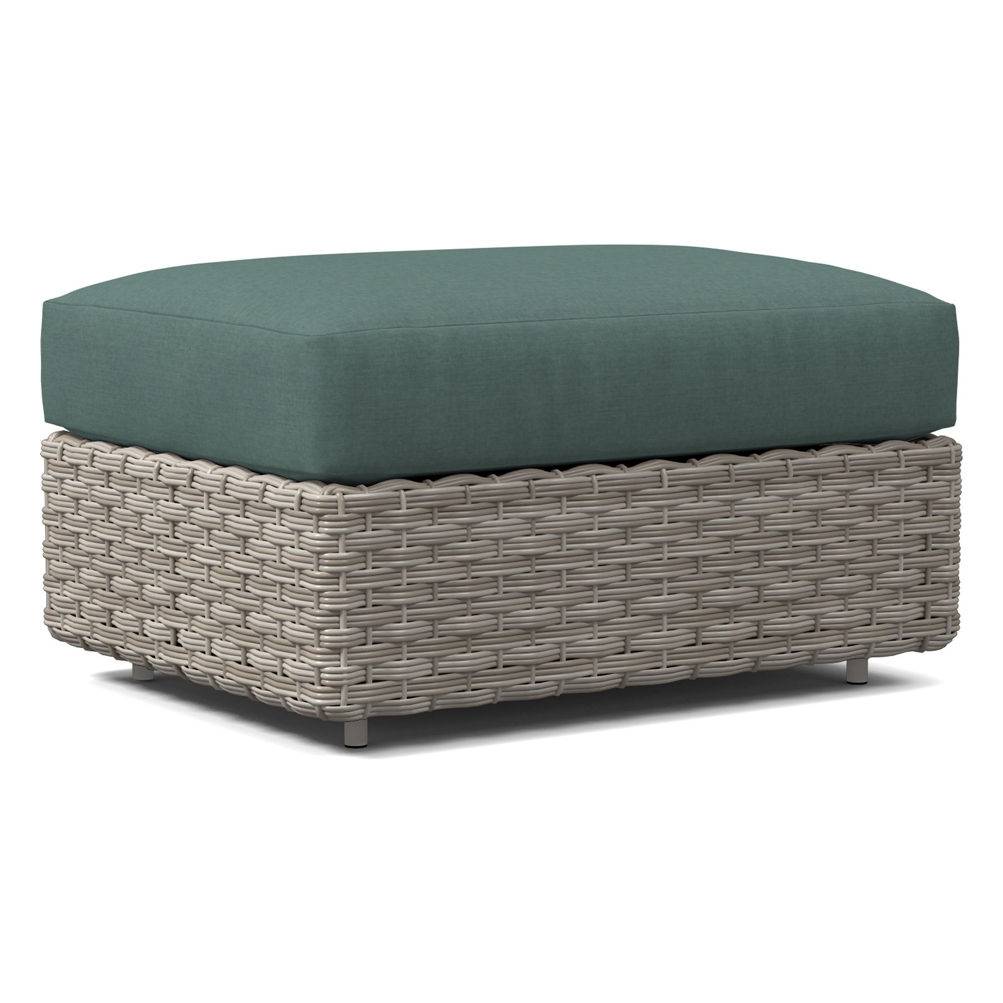 Urban Outdoor Ottoman Cushion Cover | West Elm