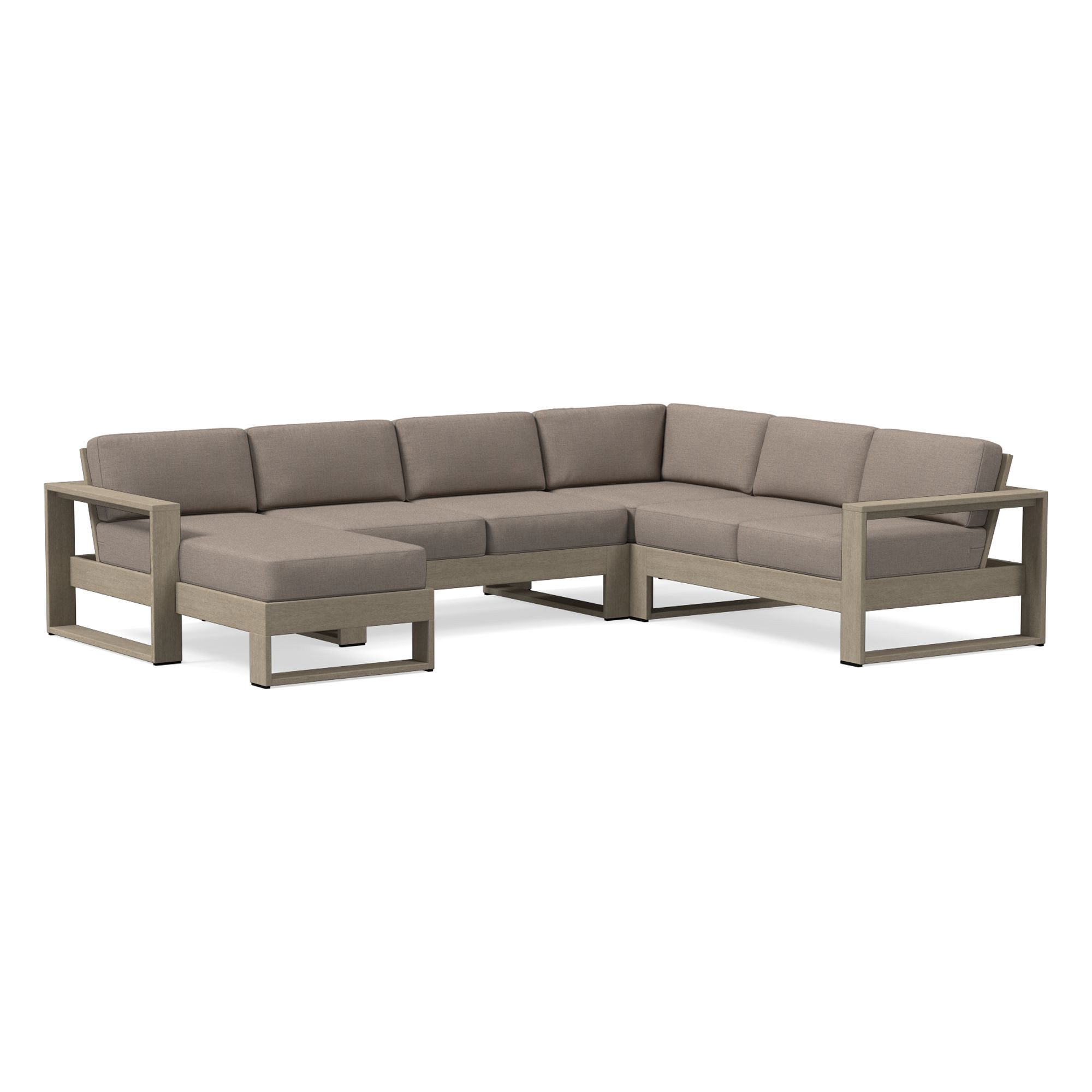 Portside Collection Piece Chaise Sectional, Slipcover